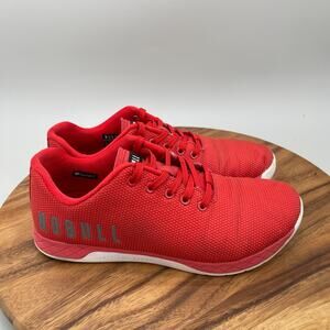 NOBULL Shoes Mens Size 10.5 Red Running Comfort Walking Gym Athletic Sneakers